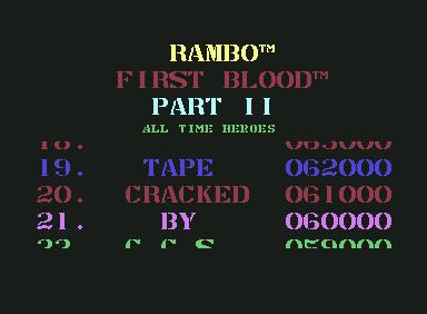 Rambo - C64 Game