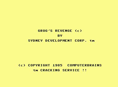 Grog's Revenge - C64 Game