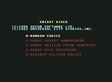 Knight Rider - C64 Game